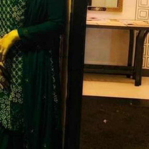 Eid outfit indian Pakistani embroidery dress suit 3 pieces suit - Picture 10 of 11